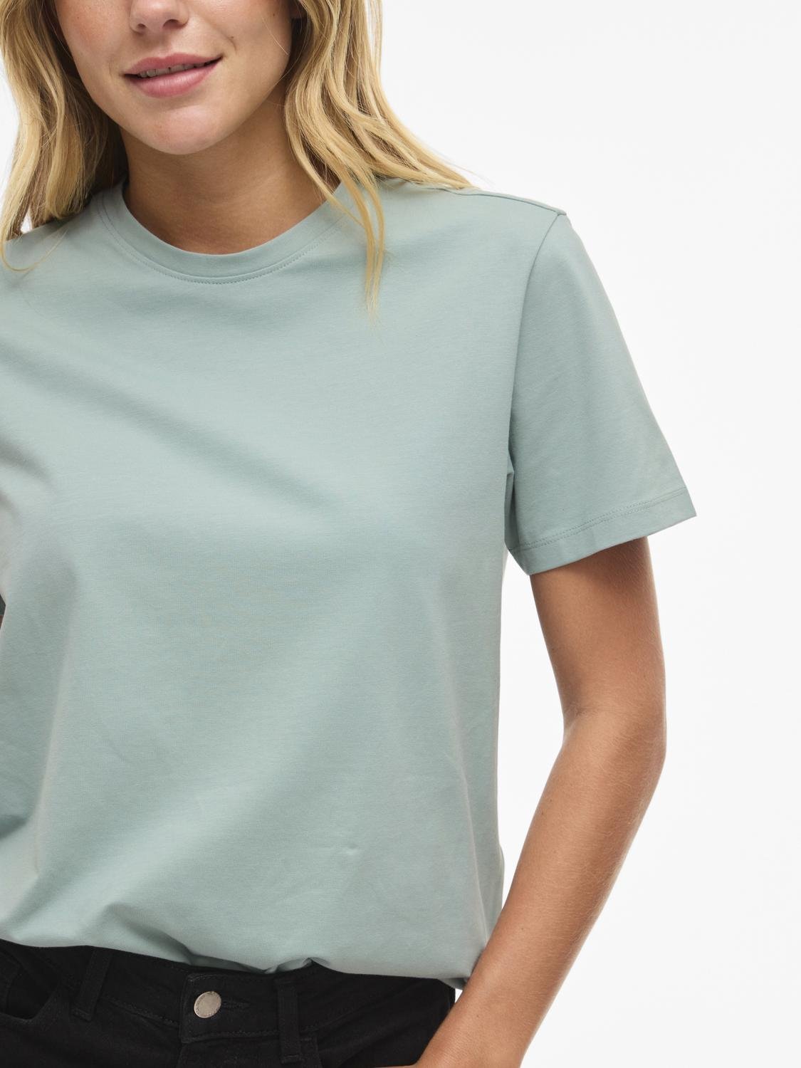 VINORA T-Shirt - Blue Surf - VERO MODA & VILA Bergvik